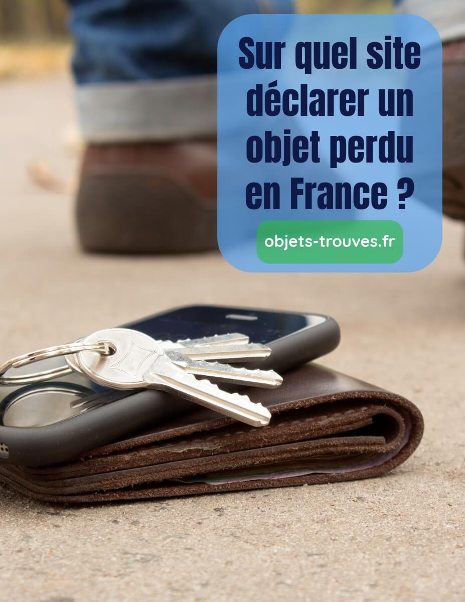 Sur quel site déclarer un objet perdu ?